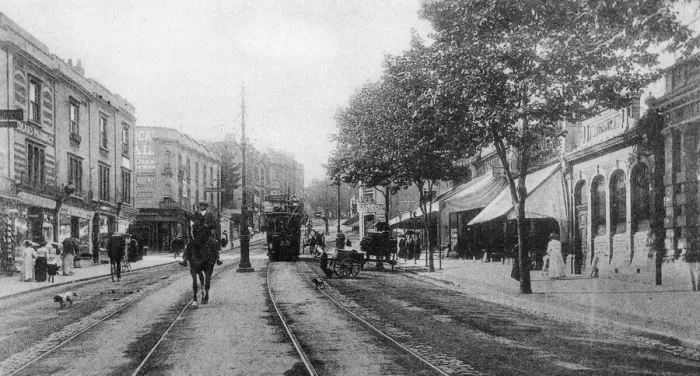 Framed Print : Blackboy Hill, Bristol, Circa 1900