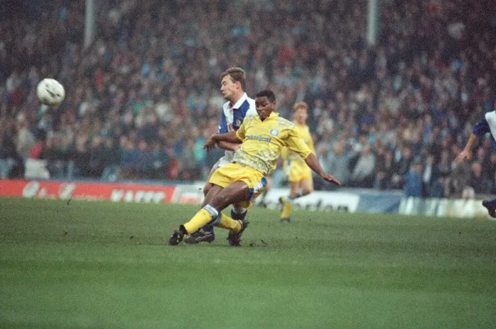Framed Print : Blackburn Rovers 3 - 1 Leeds United, Premier League match at Ewood Park. Alan Shearer Framed Print : Blackburn Rovers 3 - 1 Leeds United, Premier League match at Ewood Park. Alan Shearer
