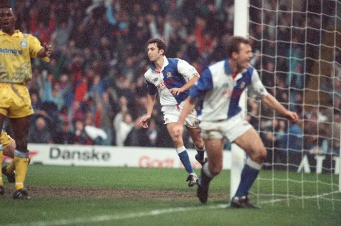 Framed Print : Blackburn Rovers 3 - 1 Leeds United, Premier League match at Ewood Park Framed Print : Blackburn Rovers 3 - 1 Leeds United, Premier League match at Ewood Park