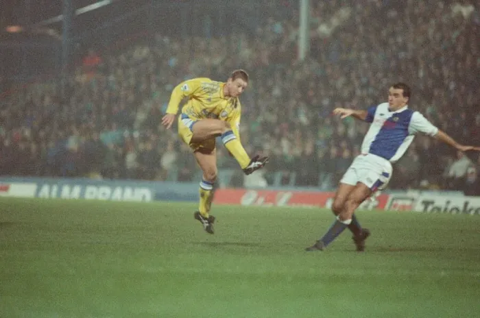 Framed Print : Blackburn Rovers 3 - 1 Leeds United, Premier League match at Ewood Park