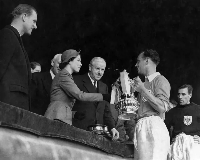 Framed Print : Blackpool beat Bolton 4-3 in the 1953 Cup Final at Wembley Stadium
