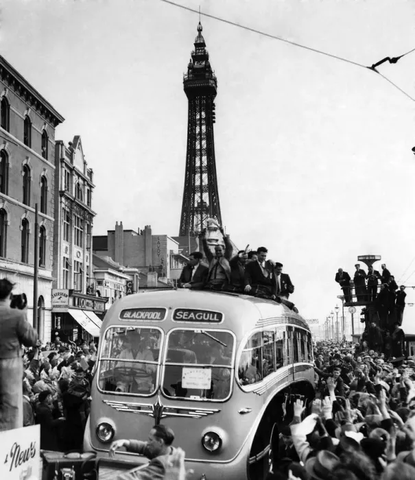 Framed Print : Blackpool, coming here tonight... For the first time in history the famous Blackpool Framed Print : Blackpool, coming here tonight... For the first time in history the famous Blackpool