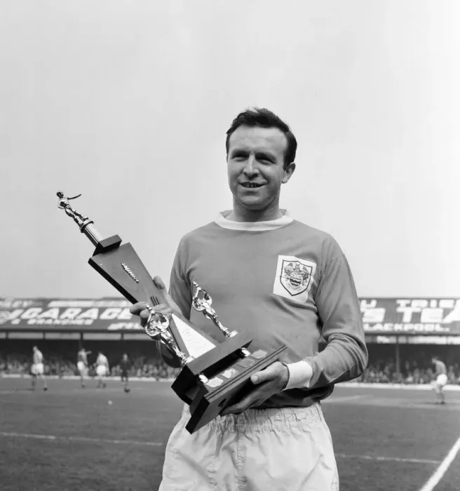 Framed Print : Blackpool FC footballer receives his player of the year Award at Bloomfield Road ahead of Framed Print : Blackpool FC footballer receives his player of the year Award at Bloomfield Road ahead of
