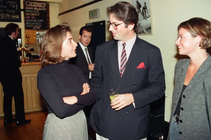Framed Print : A blind date party in London. 6th September 1994