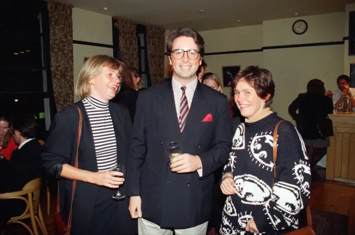 Framed Print : A blind date party in London. 6th September 1994 Framed Print : A blind date party in London. 6th September 1994