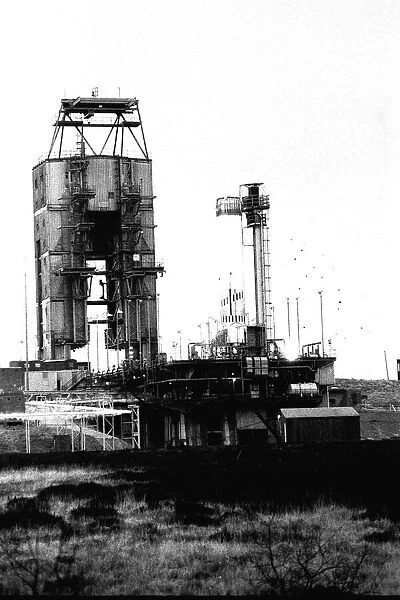The Blue Streak F11 is tested at the Spadeadam rocket site beside Gilsland