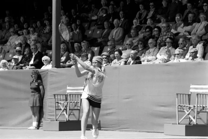 Framed Print : BMW Championships, Eastbourne. Betty Stove seen here in action against Martina
