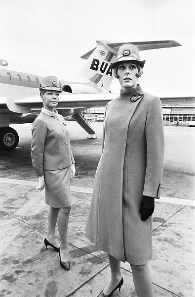 BOA new cabin crew uniforms. 13th February 1967