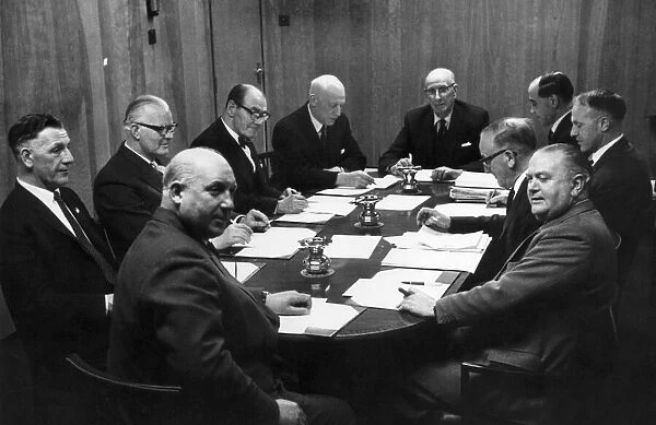Board of Directors Liverpool FC April 1964. Left to right