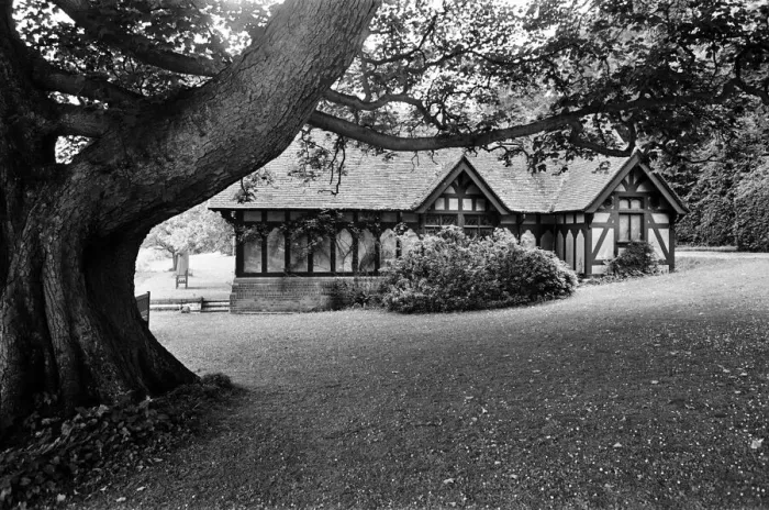 Framed Print : A boathouse on the Cliveden Estate, Taplow, Buckinghamshire. 13th June 1963