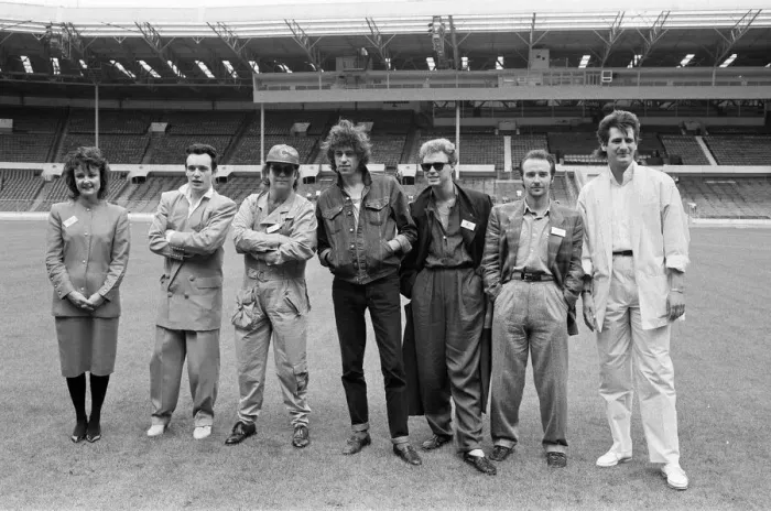 Framed Print : Bob Geldof for the Band Aid Trust announces the most ambitious venture in the history of Framed Print : Bob Geldof for the Band Aid Trust announces the most ambitious venture in the history of