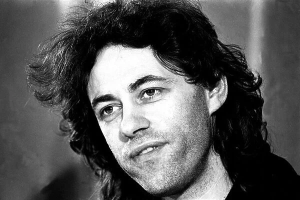 Bob Geldof at Newcastle Civic Centre, on March 3rd, 1987