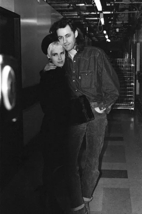 Framed Print : Bob Geldof and Paula Yates at LAP. 30th November 1987 Framed Print : Bob Geldof and Paula Yates at LAP. 30th November 1987