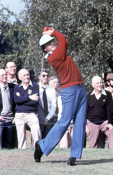 Bob Hope British Classic. Seve Ballesteros in action. 25th September 1980