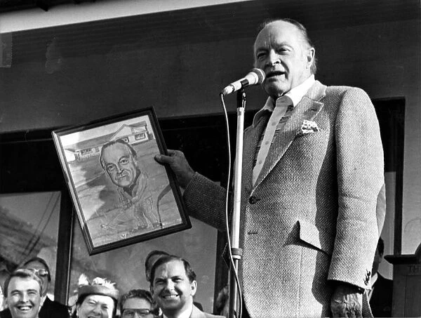Bob Hope - Pictured during his visit to Brynhill Golf Club, Barry