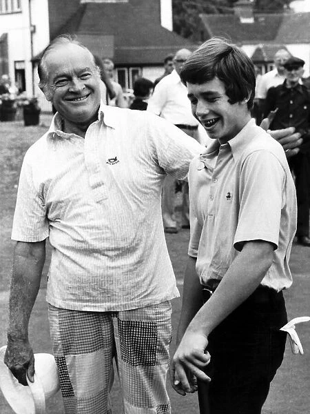 Bob Hope plays golf August 1975