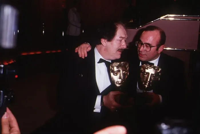 Framed Print : Bob Hoskins Actor with Michael Gambon at the BAFTA Awards Dbase MSI Framed Print : Bob Hoskins Actor with Michael Gambon at the BAFTA Awards Dbase MSI