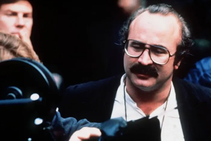 Framed Print : Bob Hoskins directing film The Raggedy Rawney 1987 Framed Print : Bob Hoskins directing film The Raggedy Rawney 1987