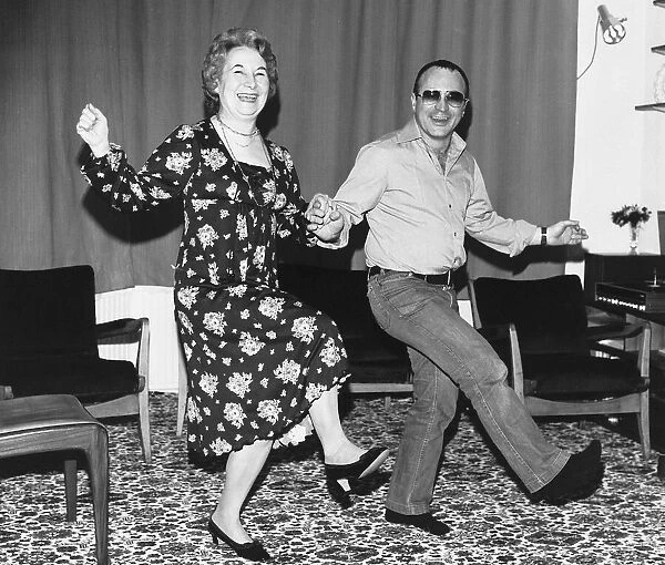 Bob Hoskins Film Actor dancing with his mother