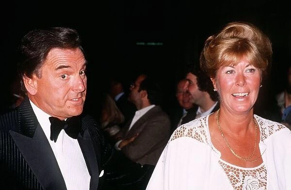 Bob Monkhouse and wife at the Bob Hope ball