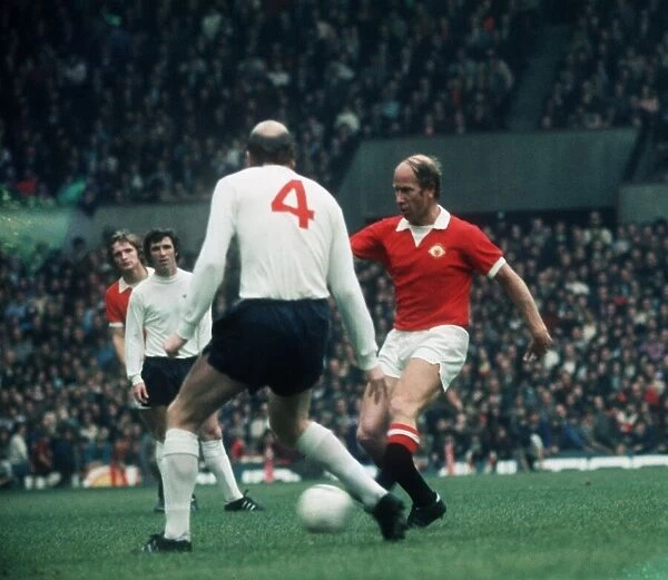 Bobby Charlton 1972 Manchester United v Derby Co