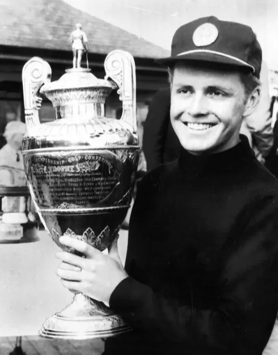 Framed Print : Bobby Cole South African Golfer holding the British Amateur Golf Trophy in 1966 Framed Print : Bobby Cole South African Golfer holding the British Amateur Golf Trophy in 1966