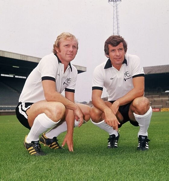 Bobby Moore and Alan Mullery of Fulham - July 1975