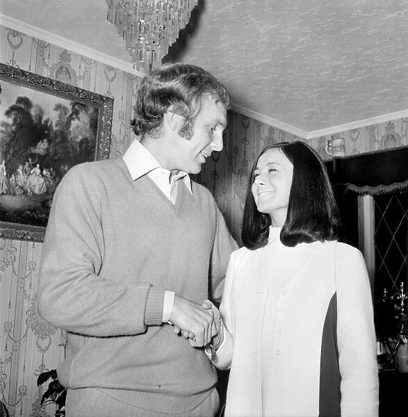 Bobby Moore Met his 'Number one fan'tonight at his home in Chigwell Essex