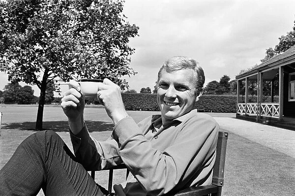Bobby Moore, relaxes day before the World Cup Final 29th July 1966. match