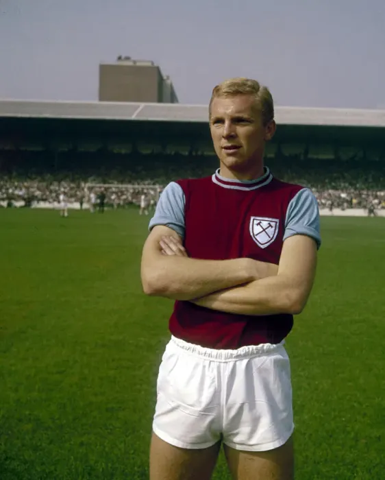 Framed Print : Bobby Moore of West Ham United at Upton Park before the league division one match against