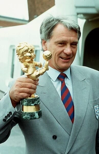 Bobby Robson former England Manager, pictured after being presented with FIFA
