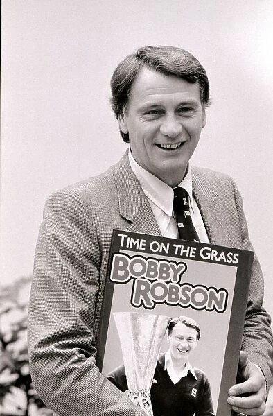 Bobby Robson - September 1982 England manager with autobiography Book Time on The