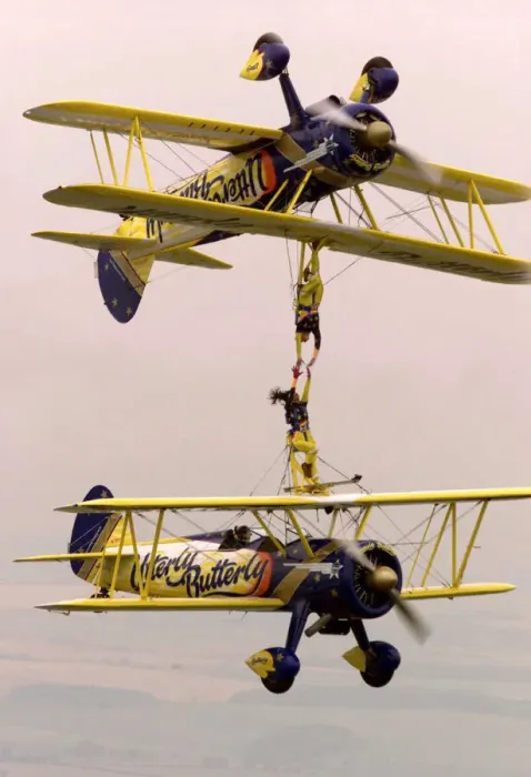 Framed Print : The Boeing Stearman 75 two-seat biplane began life in America during 1934