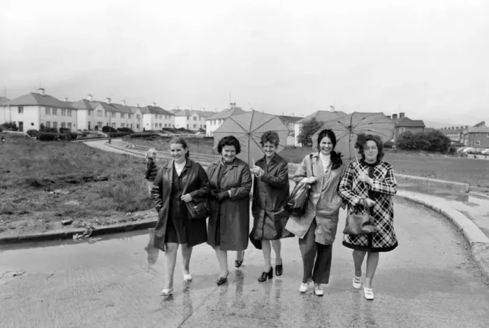 Framed Print : Bogside peace women seen here on the streets of Londonderry bogside left to right Framed Print : Bogside peace women seen here on the streets of Londonderry bogside left to right