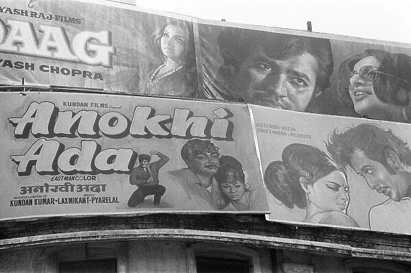 Bollywood Film Posters, Bombay, India, May 1973