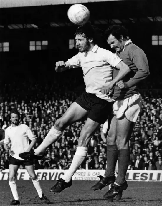 Framed Print : Bolton centre forward Roy Greaves and Rochdale centre half Arthur Marsh in a heading duel Framed Print : Bolton centre forward Roy Greaves and Rochdale centre half Arthur Marsh in a heading duel