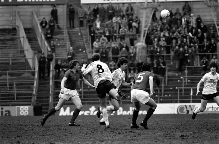 Framed Print : Bolton Wanderers 0 v. Shrewsbury Town 2. Division Two Football. March 1981 MF01-43-062 Framed Print : Bolton Wanderers 0 v. Shrewsbury Town 2. Division Two Football. March 1981 MF01-43-062