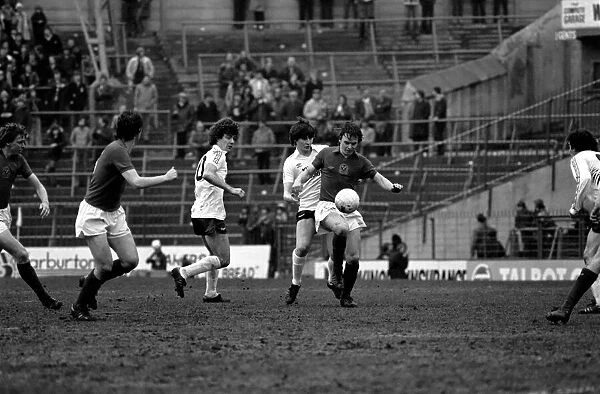 Bolton Wanderers 0 v. Shrewsbury Town 2. Division Two Football. March 1981 MF01-43-063