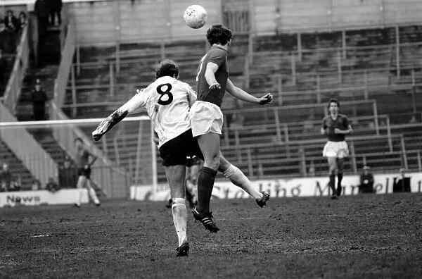 Bolton Wanderers 0 v. Shrewsbury Town 2. Division Two Football. March 1981 MF01-43-043