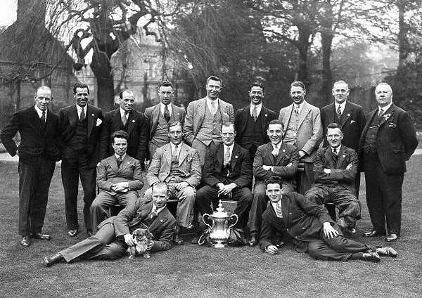 Bolton Wanderers FC with the FA Cup in 1926