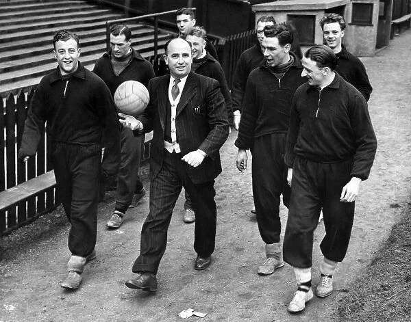 Bolton Wanders training for their Cup tie with Sheffield Wed