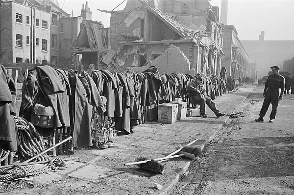 Bomb damage, Chelsea, 25th Feb 1944