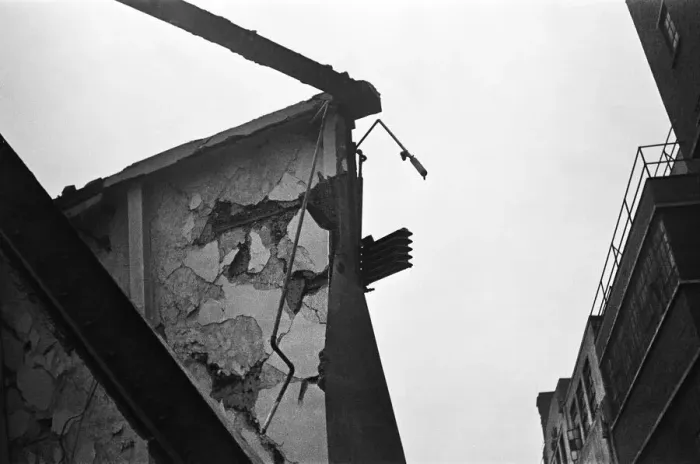 Framed Print : Bomb damage around the City of London following the most devastating raid on London which Framed Print : Bomb damage around the City of London following the most devastating raid on London which