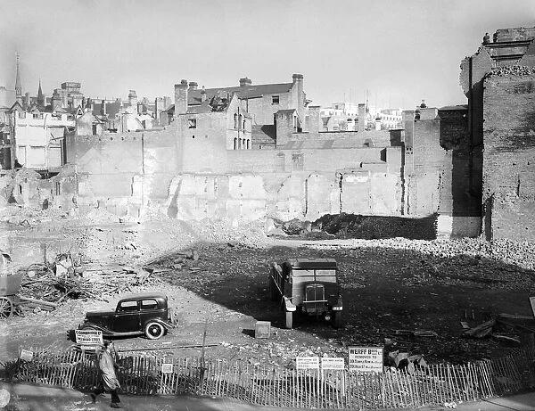 Bomb damage, New Street, Birmingham. 29th September 1941