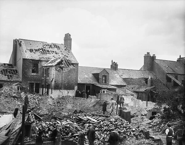 Bomb damage to Newcastle and Tyneside following a series of air raids in 1941 Council