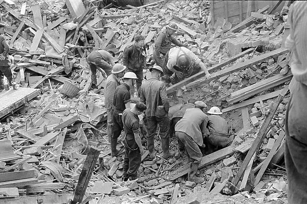 Bomb Damage at Pennyfields, Poplar, London, Circa 1940