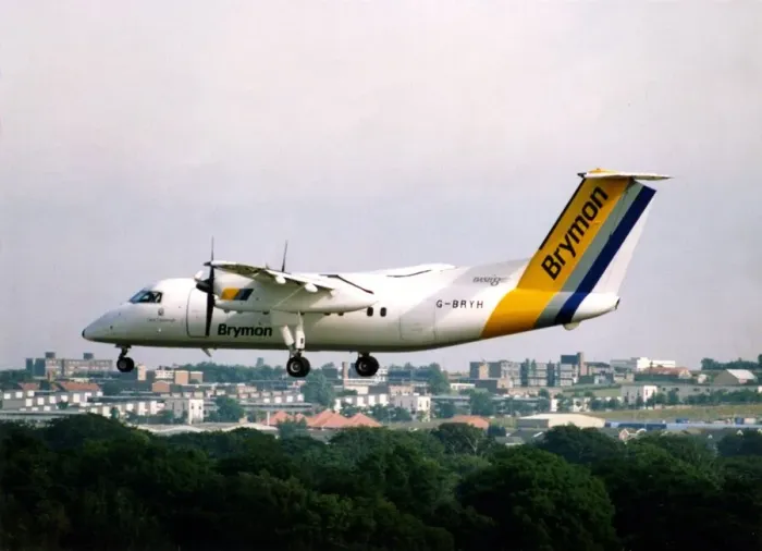 Framed Print : A Bombardier Dash 8 ( formerly the de Havilland Canada Dash 8 or DHC-8 ) Framed Print : A Bombardier Dash 8 ( formerly the de Havilland Canada Dash 8 or DHC-8 )
