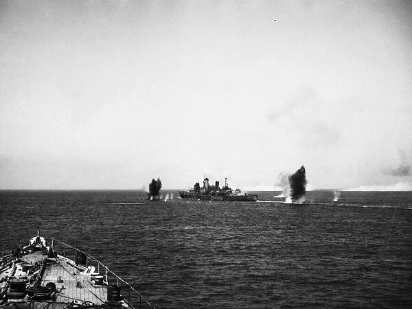 The bombardment of Cherbourg as seen from H. M.s Enterprise. Captain H. T. W Grant DSO, RCN
