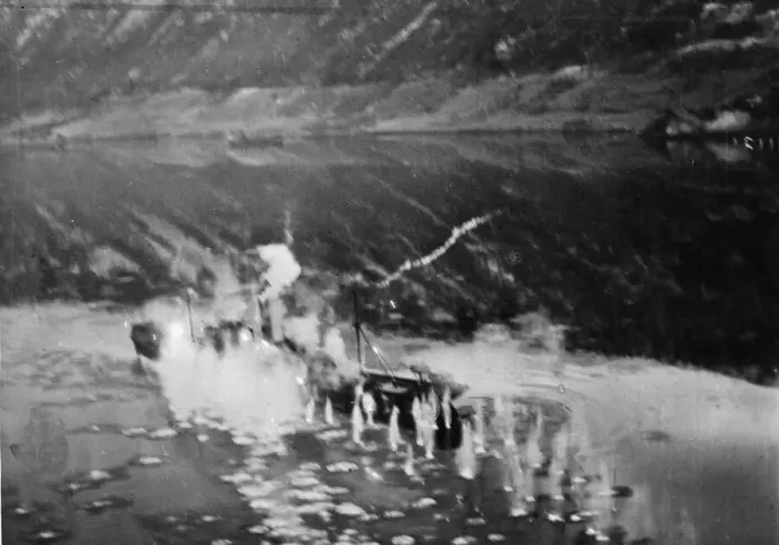 Framed Print : Bombers of RAF Coastal Command have forced the Germans to hide their shipping in Framed Print : Bombers of RAF Coastal Command have forced the Germans to hide their shipping in