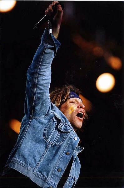 Bon Jovi performing at Cardiff Arms Park - 22nd June 1995 - Western Mail and Echo Ltd